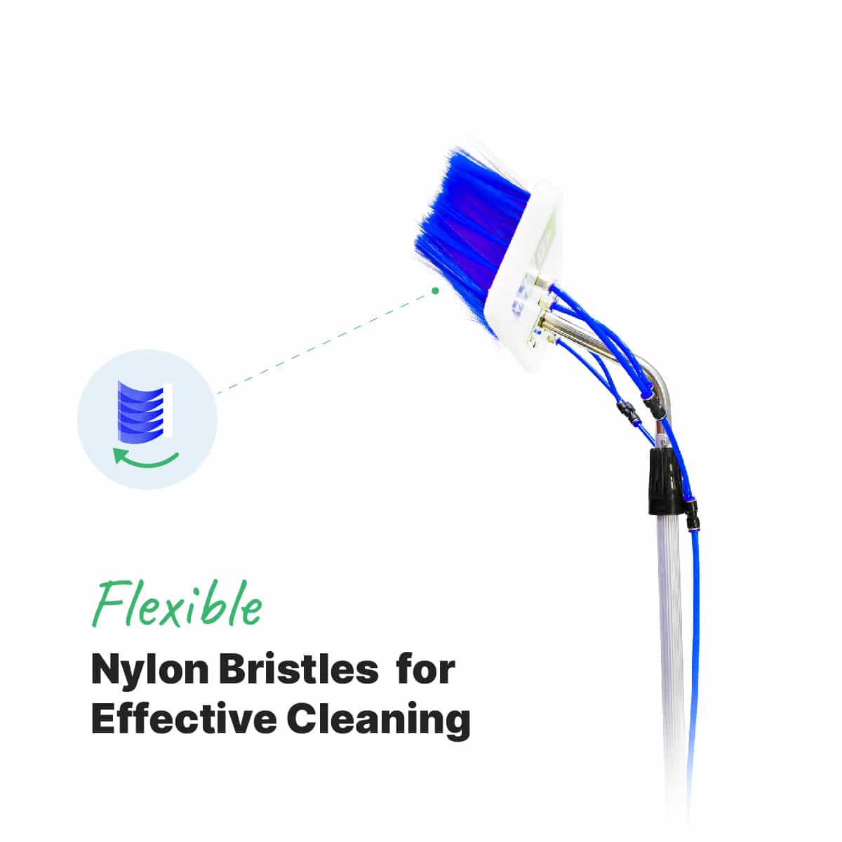 Buy Solar Panel Cleaning Brush with Extendable Handle & Inbuilt