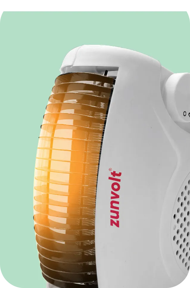 Room Heater - Portable Room Heater 2000-Watt Online India at Best Prices -  ZunVolt